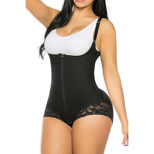 Body Ultra Invisible | Faja Short Strapless de Alta Compresión con Cierre Frontal y perineal