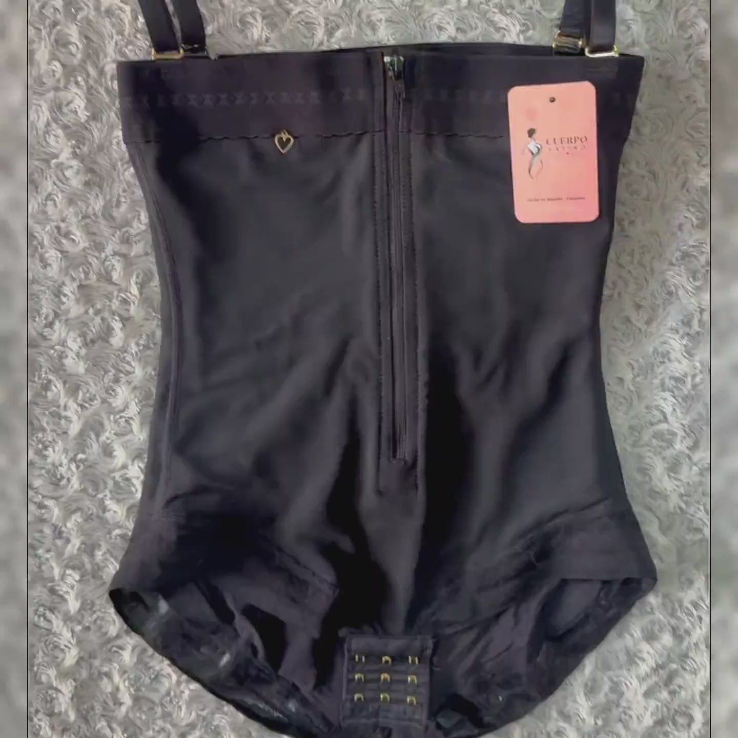 Body Ultra Invisible | Faja Short Strapless de Alta Compresión con Cierre Frontal y perineal